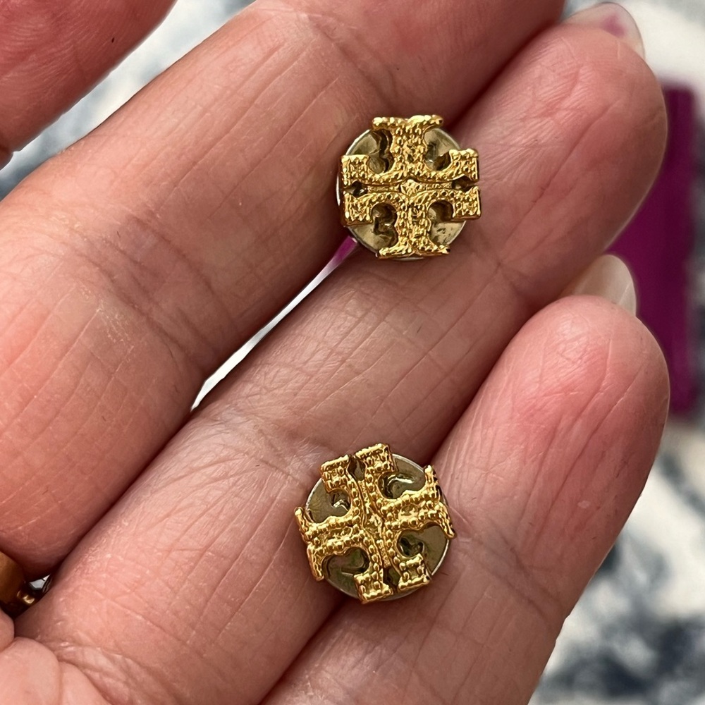 Gold earrings Tory Burch